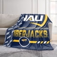 thumbnail image 2 of Logo Brands Northern Arizona Lumberjacks 60"x70" Super Plush Blanket, 2 of 7