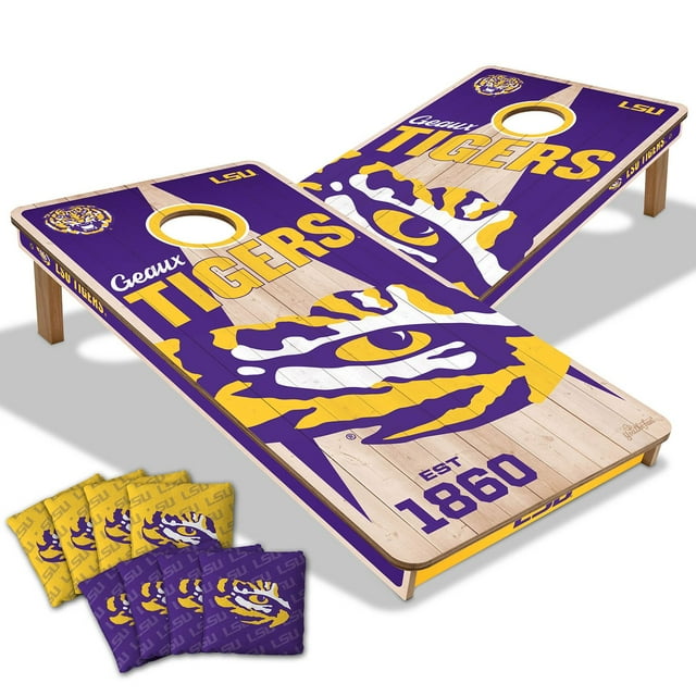YouTheFan LSU Tigers 2'x4' Cornhole Board Set