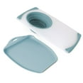 thumbnail image 1 of Dexas 2-Pack Over the Sink Strainer and Chop & Scoop Cutting Board, Choose Color, 1 of 5