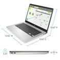 thumbnail image 4 of HP 14" Full HD Chromebook - Intel Pentium Silver N5030 - 4GB Memory - 64GB eMMC - 2nd Year Care Pack Warranty - Chrome OS, 4 of 8