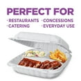 thumbnail image 4 of Hefty Earthchoice 3-Compartment Hinged Lid Containers, 9", 50 ct., 4 of 5