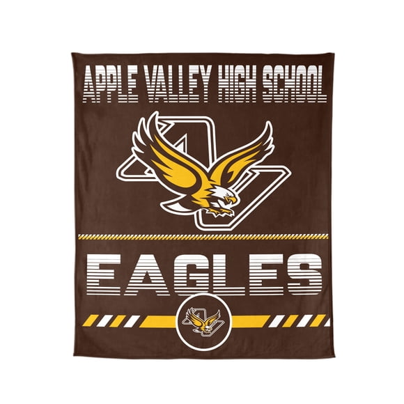Logo Brands Apple Valley High School 60"x70" Super Plush Blanket