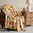 thumbnail image 1 of Hallmark Fall Plush Throw Blankets, 50" x 70", 1 of 4