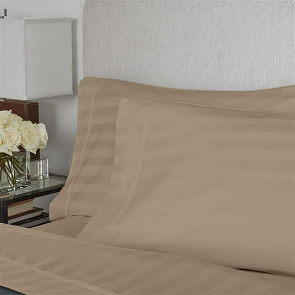 Member's Mark 2-Pack 700-Thread-Count Egyptian Cotton Striped Pillowcases, Assorted Sizes