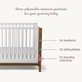 thumbnail image 3 of Little Seeds Laurel 4-in-1 Convertible Crib, Choose Color, 3 of 10