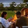 thumbnail image 4 of Backyard Discovery 4-6 Person Cedar Outdoor Barrel Sauna with Electric Heater & Porch, 4 of 12