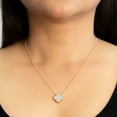 thumbnail image 5 of 0.45 CT. TW. Round Cut Clover Diamond Pendant Necklace in 14K Gold, 5 of 6