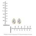 thumbnail image 3 of Lab Created Fancy Cut Diamond Stud Earrings in 14K Gold, 3 of 6