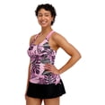 thumbnail image 2 of ZeroXposur Women’s  2 Piece Fashion Tankini Set, 2 of 5
