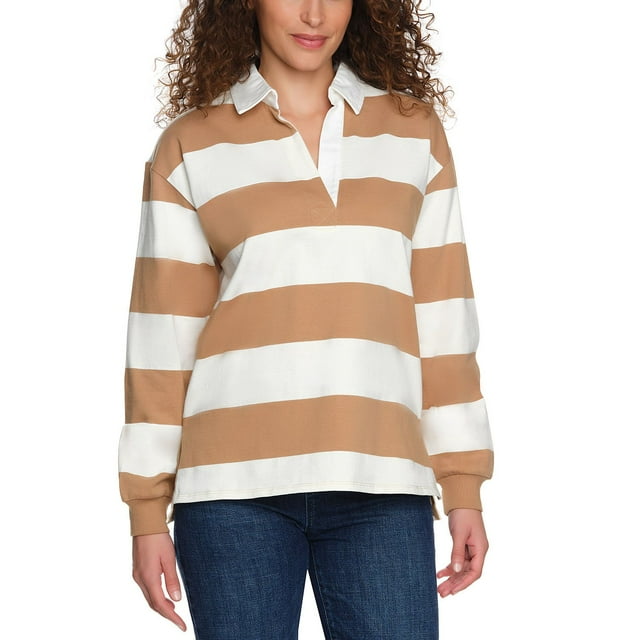 Lands' End Women's Rugby Polo Top