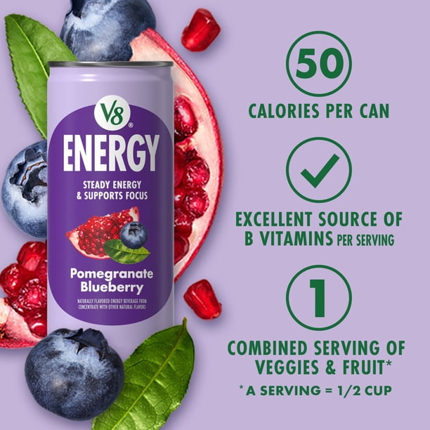 Starfruit Sangria&Blue RaspberryBurstセット V8 +Energy Variety Pack 8 fl. oz., 24 pk. - Samsclub.com
