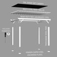 thumbnail image 12 of Range Steel Pergola with Trellis Roof & PowerPort, 12 of 13