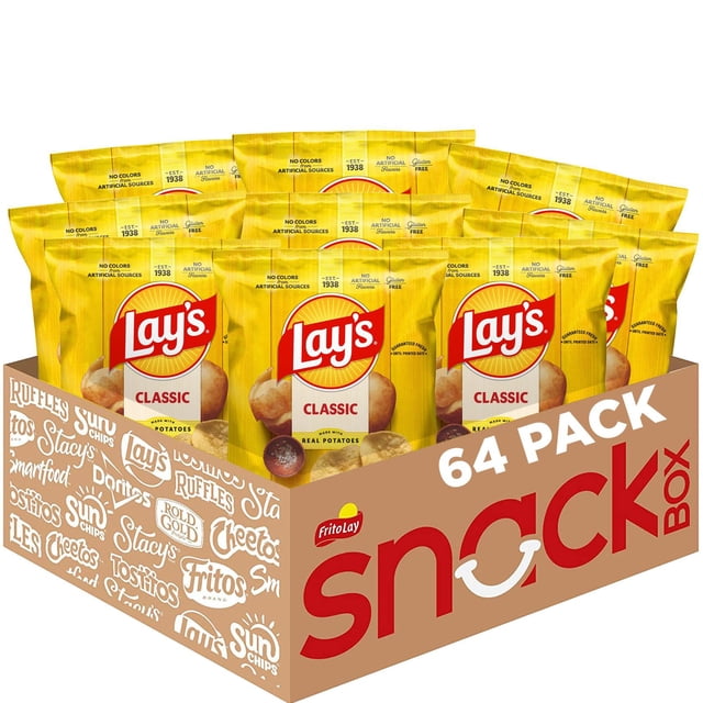 Lay's Classic Potato Chips, 1.5 oz., 64 pk.