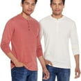 thumbnail image 1 of WP Weatherproof Men's Long Sleeve Henley, 2 Pack, 1 of 7