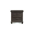 thumbnail image 1 of Society Den Steele 2-Drawer Nightstand in Dark Brown, 1 of 6