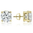 thumbnail image 2 of Round Diamond Studs in 18K Gold, 2 of 3