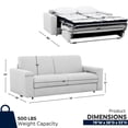 thumbnail image 8 of Stearns & Foster Henley Full Sofa Bed with 5" Mattress, 8 of 10