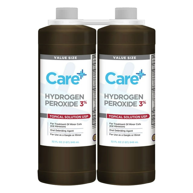 Care Hydrogen Peroxide 3% 32 oz., 2 pk.