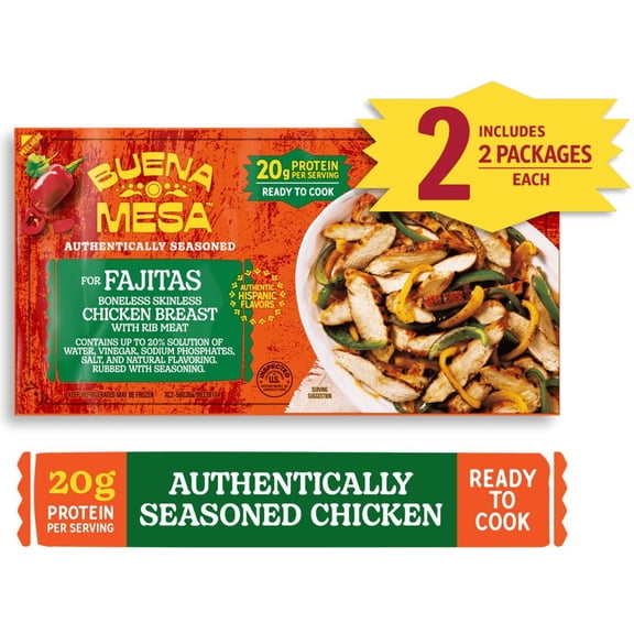 Buena Mesa Authentically Seasoned Fajita Chicken, priced per pound