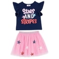 thumbnail image 7 of Counting Daisies Girls 2-Piece All American Tutu Set, 7 of 9