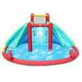 thumbnail image 2 of Happy Hop Inflatable Waterfall Aqua Park with Pool and Slides and Cannons, 2 of 14