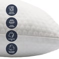 thumbnail image 8 of GhostBed 2-Pack Shredded Memory Foam Pillow, Assorted Sizes, 8 of 8