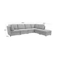 thumbnail image 17 of Rory Fabric 6-Piece Modular Sectional, Assorted Colors, 17 of 18