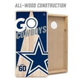 thumbnail image 3 of YouTheFan Dallas Cowboys 2'x4' Cornhole Board Set, 3 of 6