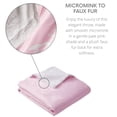 thumbnail image 6 of Barbie Luxe Faux Fur Throw, 50" x 60", 6 of 8