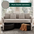 thumbnail image 4 of Lifestyle Solutions Beckett Storage Sofa, 4 of 9
