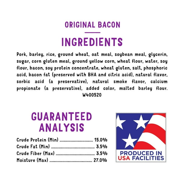 Purina Beggin' Strips Dog Treats, Bacon Bacon and Cheese Flavors