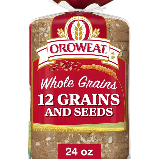 Oroweat Whole Grains 12 Grains and Seeds Bread, 24 oz.