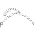 thumbnail image 3 of Multi-Cut Blue Topaz Halo Tennis Necklace in Sterling Silver, 3 of 4