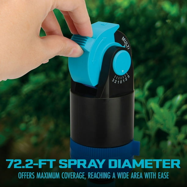 Aqua Joe 360° Lawn Sprinkler & Mister on Telescoping Tripod