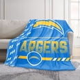 thumbnail image 2 of Logo Brands Los Angeles Chargers 60"x70" Super Plush Blanket, 2 of 7