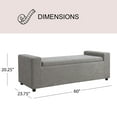 thumbnail image 4 of Member's Mark Harlow Upholstered Bench Ottoman, Assorted Sizes & Colors, 4 of 9