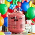 thumbnail image 4 of Balloon Time Jumbo Helium Tank, 12", with 50 9-inch Latex Balloons and Ribbon, 4 of 10
