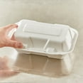 thumbnail image 2 of Hefty ECOSAVE Hoagie Hinged Lid Container, 9" x 6" , 75 ct., 2 of 4