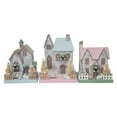 thumbnail image 2 of Member's Mark Pre-Lit Paper Houses, Set of 3, 2 of 6
