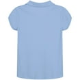thumbnail image 2 of Nautica Girls Uniform Short Sleeve Interlock Polo, 2 of 4
