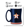 thumbnail image 2 of Logo Brands Houston Astros 14oz Relief Mug Set, 2 of 4