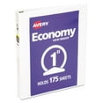 thumbnail image 1 of Avery Economy View Binder with Round Rings , 3 Rings, 11 x 8.5, White, Select Size, 1 of 8