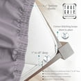 thumbnail image 8 of Ultra Silky Soft 1200TC Wrinkle-Free Cotton Blend Sheet Set, Assorted Colors, 8 of 9