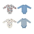 thumbnail image 5 of Member's Mark Baby 4-Pack Long Sleeve Organic Cotton Bodysuit, 5 of 10