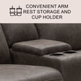 thumbnail image 3 of Lawrence Fabric Manual Reclining Sofa Set, Assorted Colors, 3 of 17