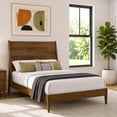 thumbnail image 1 of Zuma Panel Bed in Walnut, Assorted Sizes, 1 of 8