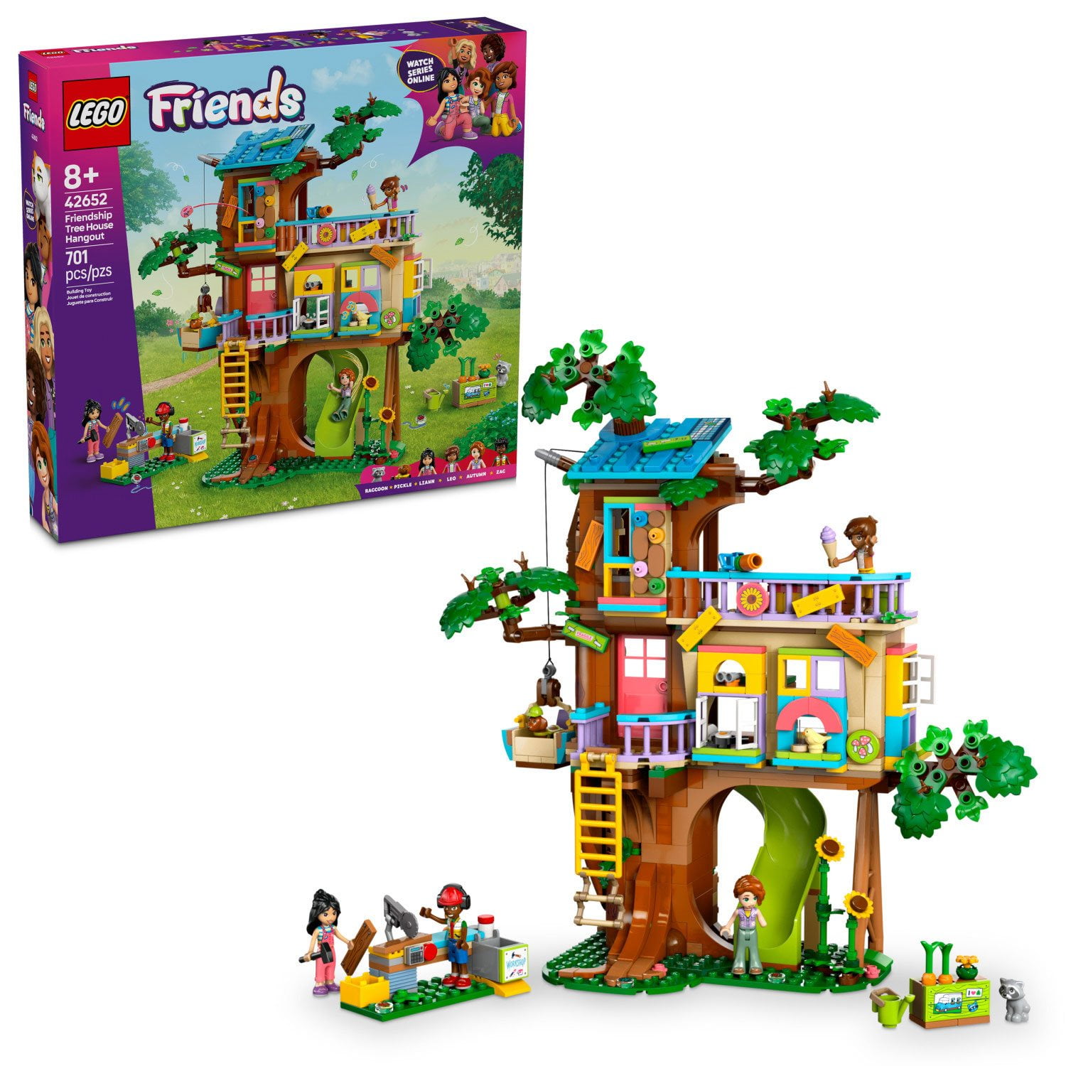 LEGO Friends Friendship Tree House Hangout Building Toy, 701 pcs - Main Image