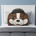 thumbnail image 2 of Logo Brands New Orleans Saints Puff Pillow, 2 of 5
