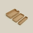 thumbnail image 2 of We Think Storage Resin Rattan Storage Bin with Handle, Set of 3, 2 of 16