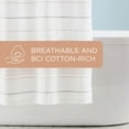 thumbnail image 4 of Town & Country Everyday Shower Curtain, 70"x72", 4 of 9